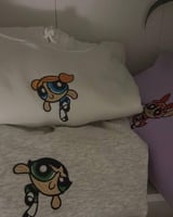 بلوفر شتوي فتيات القوه تطريز كمبيوتر