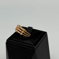 خاتم ذهب دوركا ثلاث خطوط عيار 21