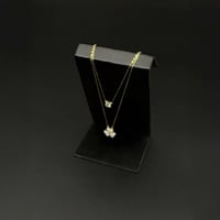 طقم ذهب وردة صدفة عيار 18