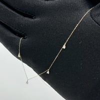 سلسال ذهب شوكر احجار كرستالية