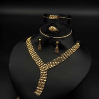 طقم ذهب فايبر عيار 21