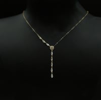 عقد كريستال قلادة طويلة