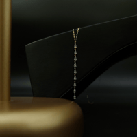 سلسال كريستال مع قلادة طويلة