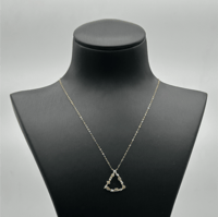 سلسال ذهب بولغاري مع احجار