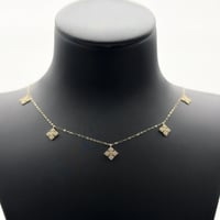 سلسال ذهب شوكر مربعات