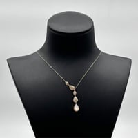 سلسلة ذهب دمعات وصدفة