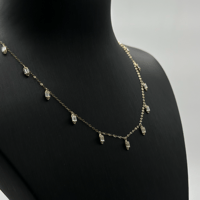 سلسال ذهب شوكر احجار فانوسية