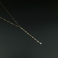 سلسال كريستال مع قلادة طويلة