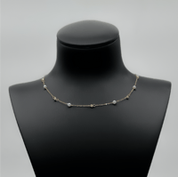 سلسال ذهب مع لؤلؤ