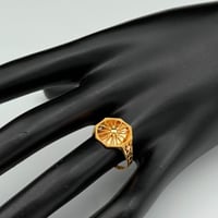 خاتم ذهب بحريني عيار 21