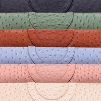 فولدر Dossié السماوي بنقشة جلد النعام – حقيبة لابت...