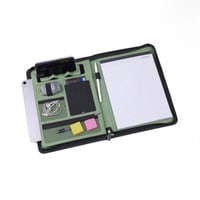 فولدر Dossié الاخضر بنقشة جلد النعام – حقيبة لابتو...