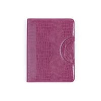 فولدر Dossié الجلدي البرغندي وردي - حقيبة لابتوب و...