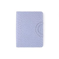 فولدر Dossié السماوي بنقشة جلد النعام – حقيبة لابت...