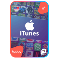 بطاقة ايتونز امريكي - 9 دولار