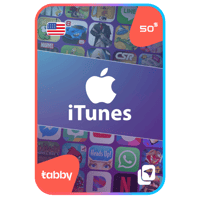 بطاقة ايتونز امريكي - 50 دولار