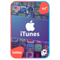 بطاقة ايتونز امريكي - 90 دولار