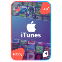 بطاقة ايتونز امريكي - 40 دولار