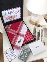 شماغ مع محفظة ديور-متجر فرح