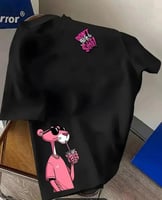 تيشرت النمر الوردي-تصميم حسب الطلب