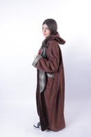 فروه شتوية بني مبطنة بفرو-متجر فرح