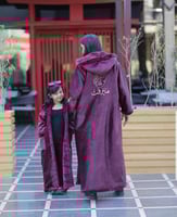 فروات شتوية عنابي مبطنة بفرو-متجر فرح