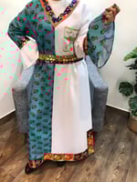 جلابية رمضان نسائي تركواز