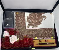 بوكس شال كشميري شتوي رجالي–مع قلم وكبك وعطر