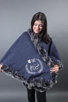 شال شتوي فرو زهري-متجر فرح دفء الشتاء