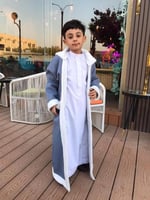 فروات اطفال شتويه رمادي-متجر فرح