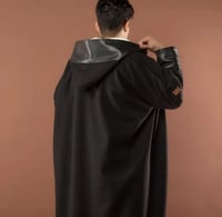 فروه شتوية أسود مبطنة بفرو-متجر فرح