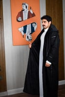 فروه كلاسيكية أسود مبطنة بفرو ناعم-متجر فرح