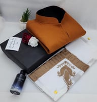 بوكس سديري مع شال كشميري شتوي فاخر-متجر فرح