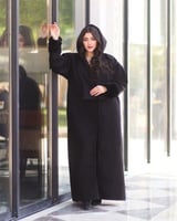 عبايه شتوي الهبة قماش فاخر-متجر فرح