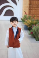 سديري شتوي كحلي مع جملي-متجر فرح