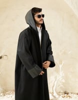 فروة شتوي بأطراف جلد-متجر فرح