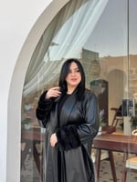 فروات شتوي جلد نسائية-متجر فرح