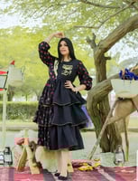 فستان رمضان نسائي اسود