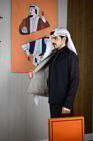 سديري شتوي ترابي مع أسود-متجر فرح