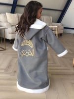 فروات اطفال شتويه رمادي-متجر فرح