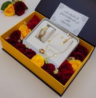 طقم الساعه نسائي فاخر-متجر فرح