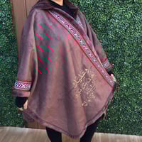 شال شتوي كشميري بالون البني-متجر فرح دفء الشتاء