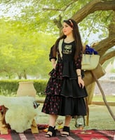 فستان رمضان نسائي اسود