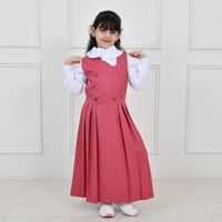 مريول وردي أبتدائي بقصة رسمية