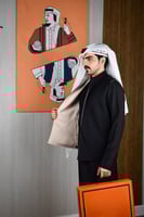 سديري شتوي بيج مع أسود-متجر فرح