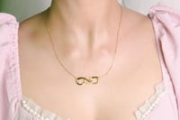 سلسال اللانهاية فصوص زاركون-متجر فرح