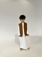 سديري شتوي بني محروق مع أسود-متجر فرح