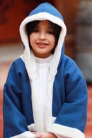 فروة أطفال شتويه أزرق-متجر فرح