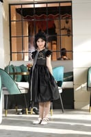 فستان بناتي أحمر بأطراف ريش-متجر فرح