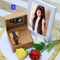 طقم ساعات بناتي بالإسم والصوره